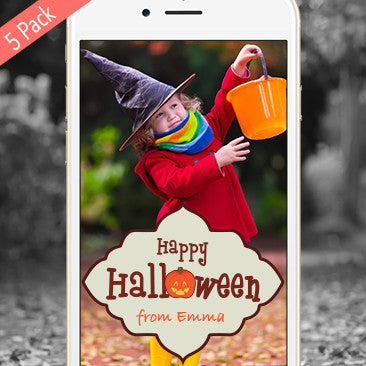 Personalized Snapchat Filters - Pack of 5